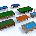 Recreational Game Tables With Various Designs Colors And Sports Themes