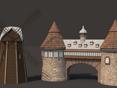Jane's windmill 3d model