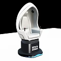 SEVVA Smart Cockpit Seat White Design Black Base NO001 Intelligent Feature