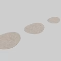 Round Fluffy Light Colored Rug Perfect for Living Room Bedroom Decor Soft Plush Surface