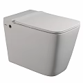 Modern White Toilet With Sleek One Piece Design And Contemporary Style