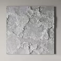 Textured Gray Wall Decor With Minimalist Design For Contemporary Home Interior