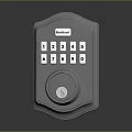 Kastar Numeric Keypad Security Lock Device With Integrated Keyhole For Home Security