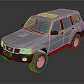 Silver Nissan SUV With Roof Rack And Off Road Exterior Design