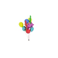 Colorful Inflatable Balloons With Star Round And Twisted Shapes For Party Decorations