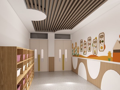 Design of Kindergarten Corridor model