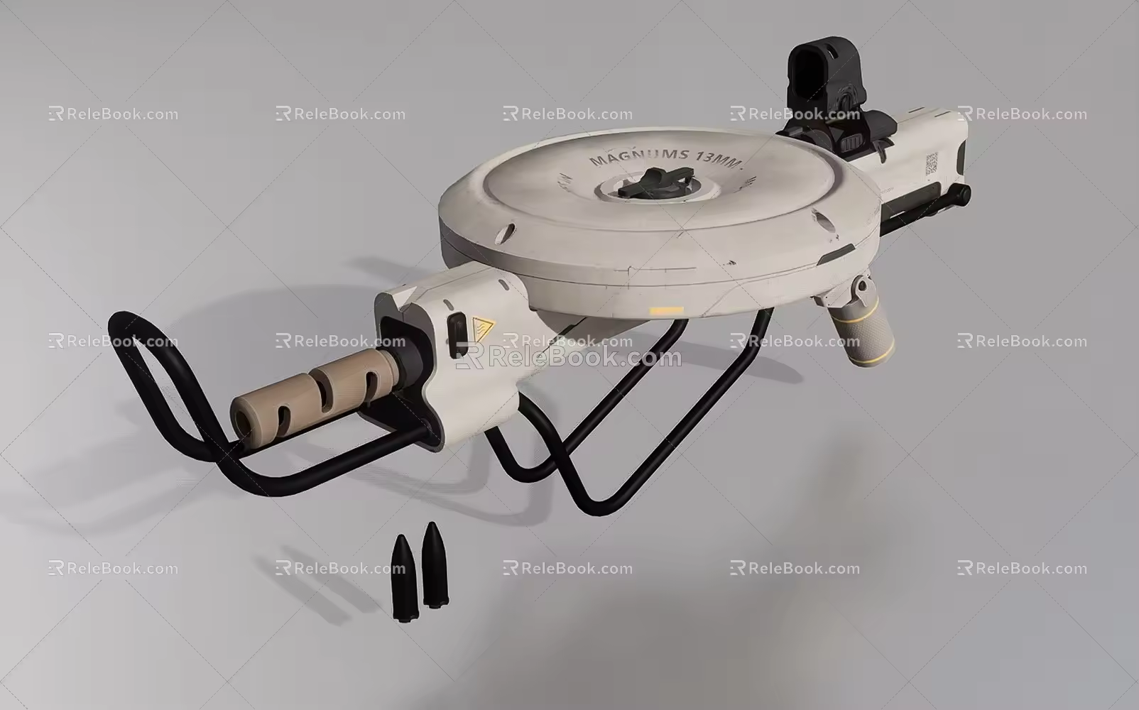light machine gun 3d model