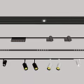 Modern Downlights And Spotlights Track Ceiling Lighting Fixtures In Various Styles