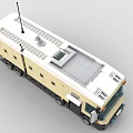 LEGO Toy Blocks Mobile Fortress RV Heavy Duty RV 3d model