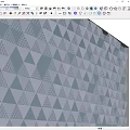 Modern Wall Panel With Geometric Triangular Pattern In Black And White