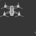 Professional Yellow And Black Drone With Four Rotors And Camera For Aerial Use