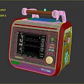 vintage oscilloscope detector sci-fi detector futuristic detector concept detector scout detector 3d model