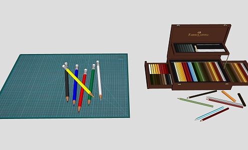 Office supplies pen 3d model