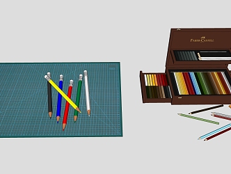 Office supplies pen 3d model