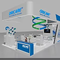Oricare Exhibition Booth With Modern Design Spiral Structure And Display Screens