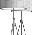 Modern floor lamp Safavieh Cipriana adjustable tripod floor lamp 3d model