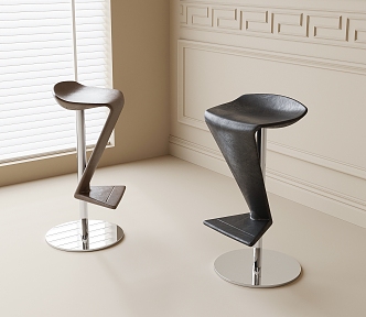 Modern Bar Chair 3d model