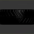 Black Heavy Duty Car Tire With Deep Tread For Off Road Driving