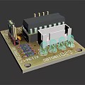 High Performance STMicroelectronics L9958IX Electronic Circuit Board With Components and Chips
