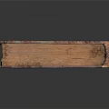 Antique Book with Intricate Carved Patterns on Brown Cover and Decorative Spine