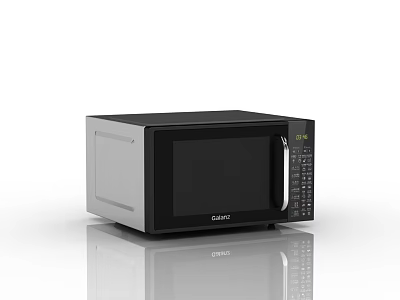 Sleek Modern Kitchen Appliance GREE Microwave Oven with Digital Control Panel and Stainless Steel Design 3d model
