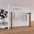 Simple Hanging Rack 3d model
