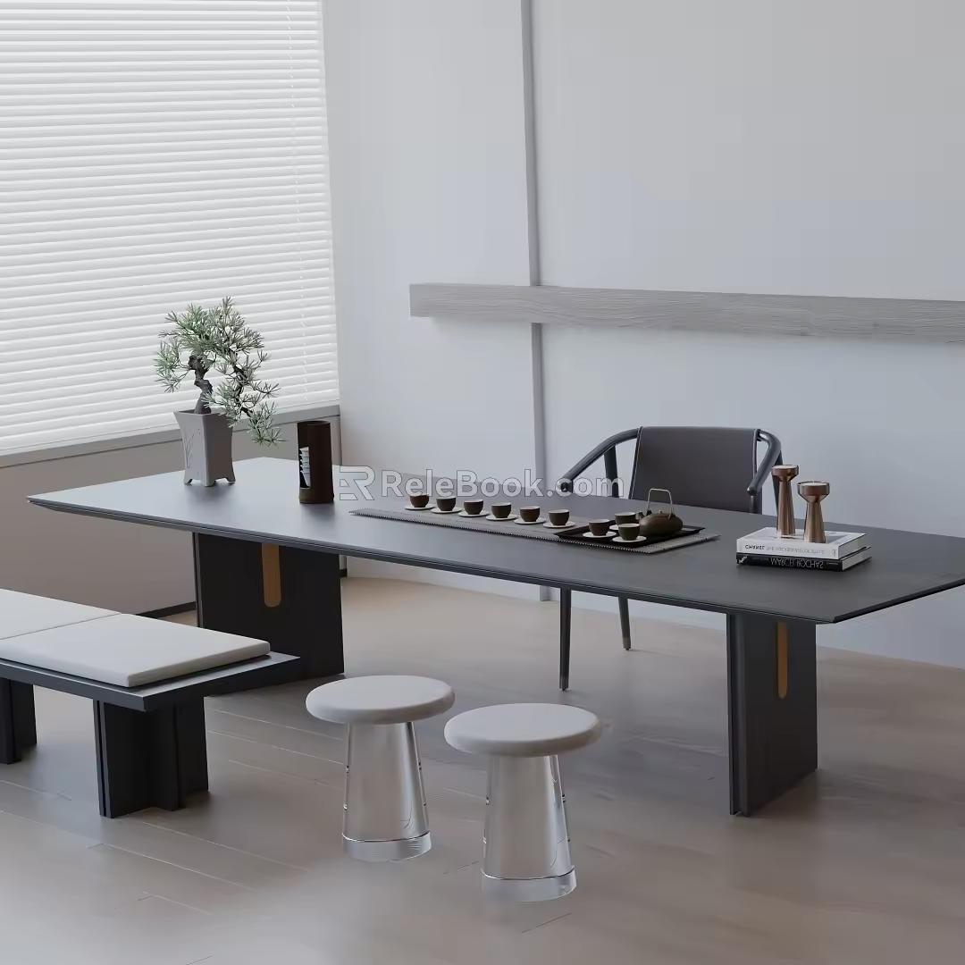 Modern Tea Room 3d model