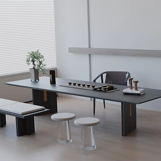 Modern Tea Room 3d model