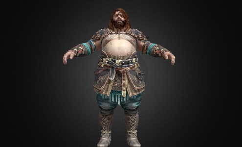 Primitive Man Savage Man 3d model