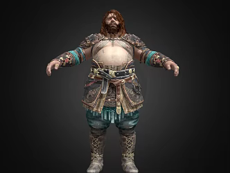 Primitive Man Savage Man 3d model