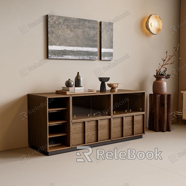 Middle Style Side Cabinet model