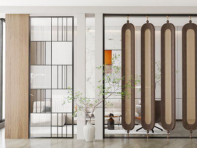 Modern partition screen partition model