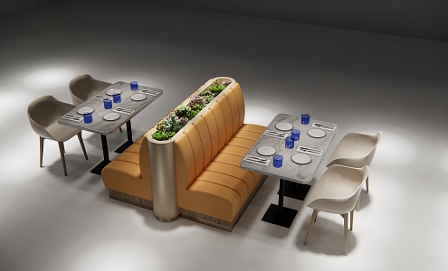 Modern Card Seat Card Seat Plant Box 3d model