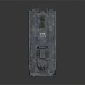 Armored Military Vehicle With Six Wheels And Roof Mounted Tactical Equipment
