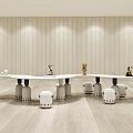 Modern Kindergarten Science and Technology Room Science Room Exploration Room Table and Chair Combination 3d model