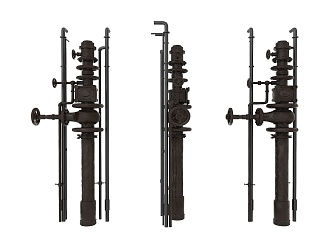 Industrial LOFT Piping Equipment 3d model