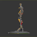 Modern Robot Mech Warrior Mech Soldier Machine Battlearm Mechanical Battlearm 3d model