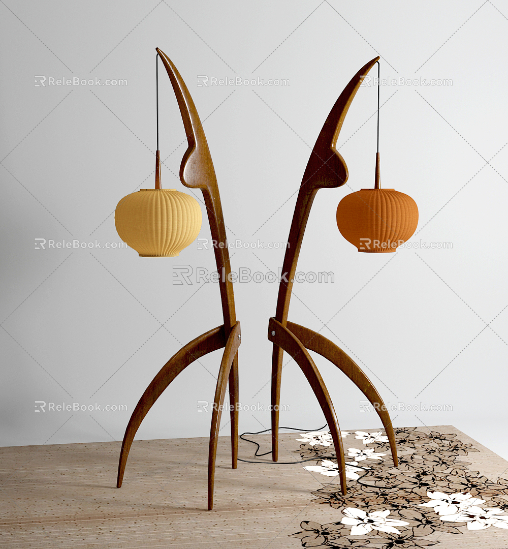 Nordic shaped floor lamp floor lamp model