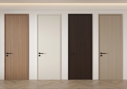 Room Door Room Door Bedroom Door Single Door Swing Door Wooden Door 3d model