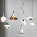 Modern chandelier combination 3d model
