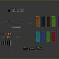 Container Cargo Box Cargo Box Trunk Box Luggage Leather Box Leather Box Container 3d model