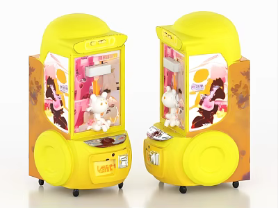 Doll Machine Catch Doll Machine Lottery Machine 3d model