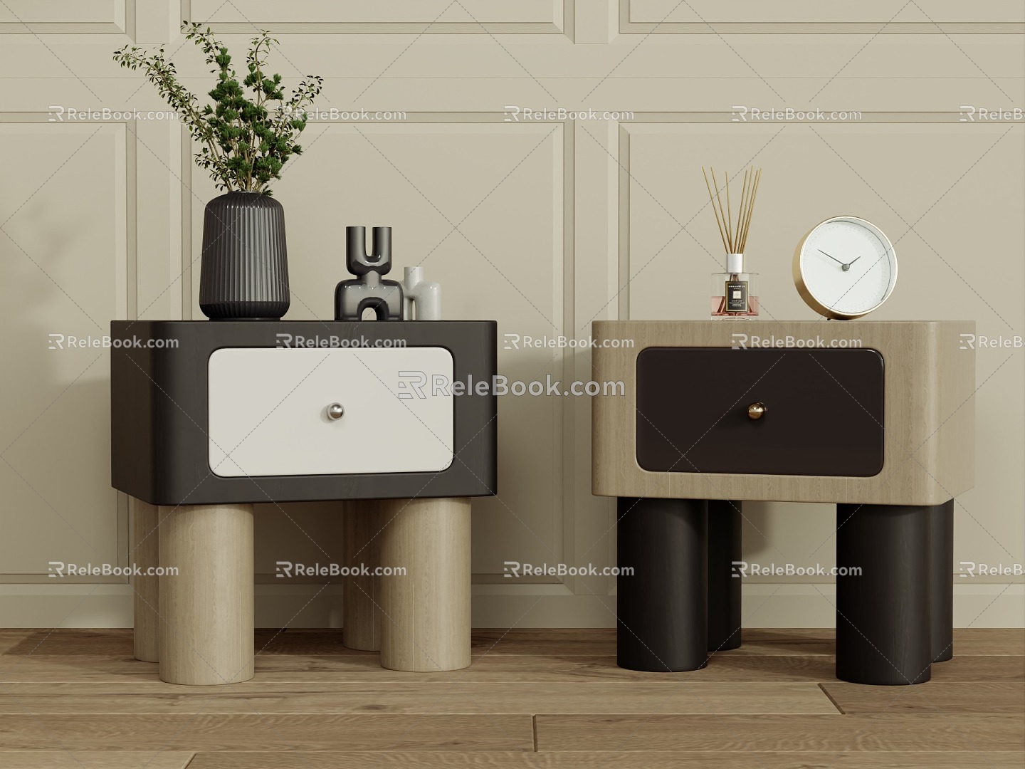 Bedside table 3d model