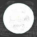 Microtopography Of Earth Surface With 3D Terrain Features And Colorful Regions