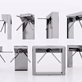 Public Facility Tripod Turnstiles With Different Designs For Access Control Security 3d model