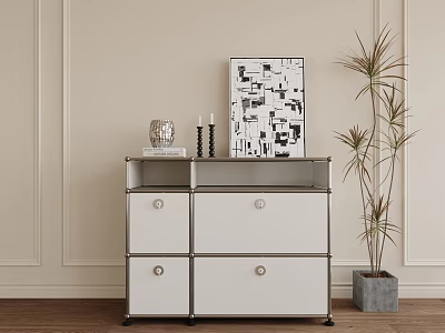 Modern Entrance Cabinet Sideboard Decorative Cabinet 3d model
