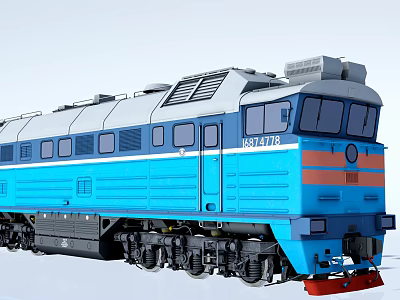Modern Train 3d model