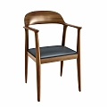 New Chinese Dining Chair 3d model