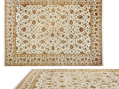 Carpet Nordic Ethnic Style Large Area Full of Crystal Velvet Persian Turkish Bedside Living Room American Retro European Country Square model