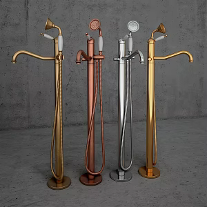 Light Luxury Shower 3d model